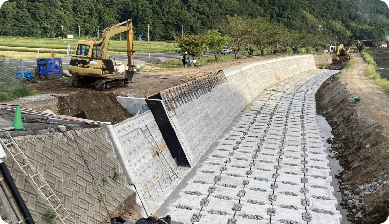 河川災害復旧工事