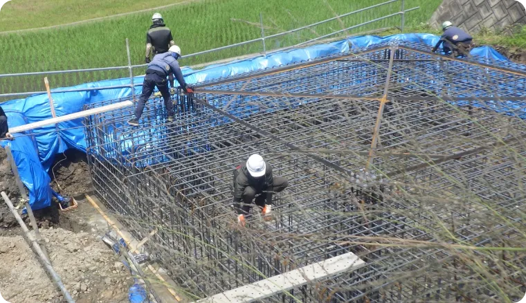 携帯基地局建設工事