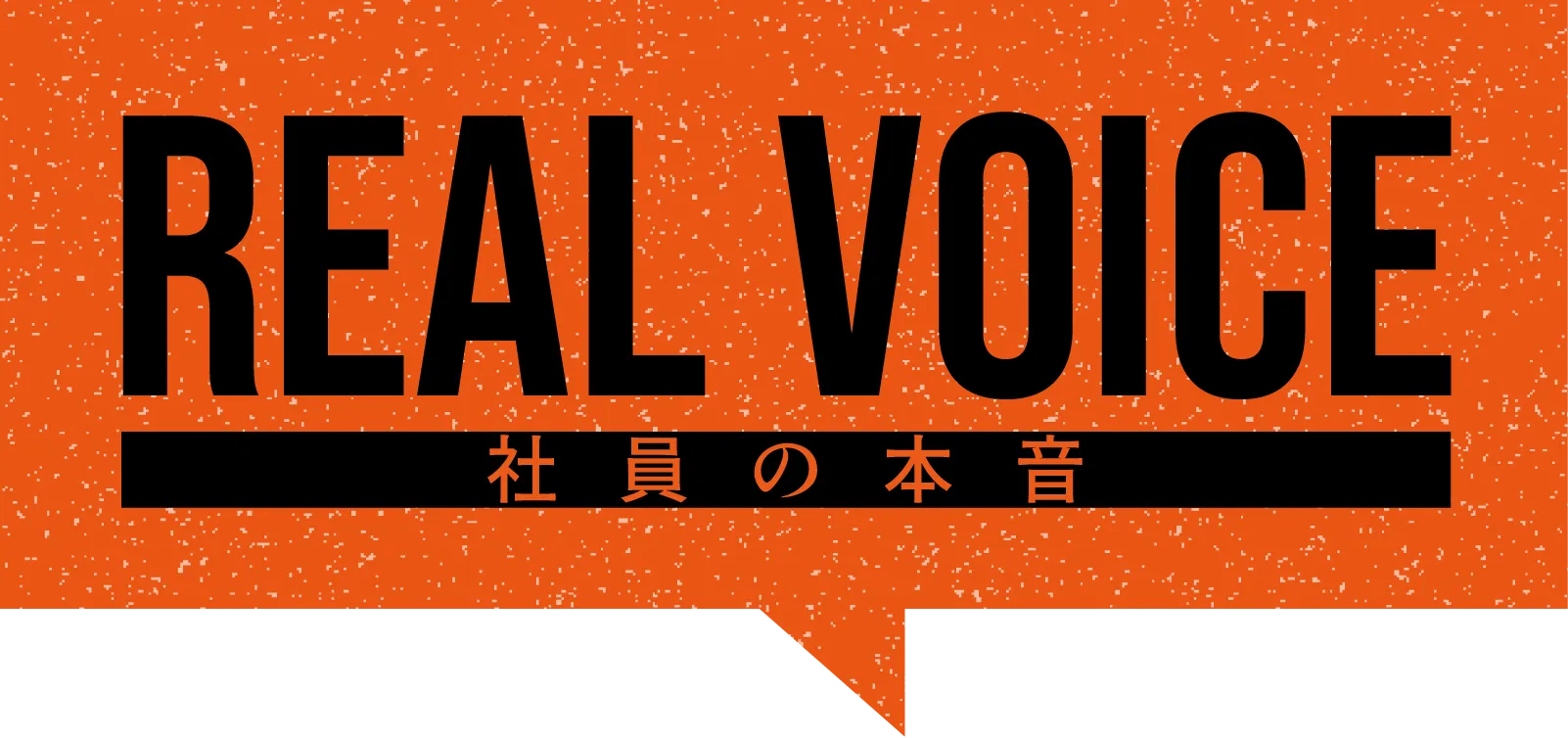 REAL VOICE 社員の本音