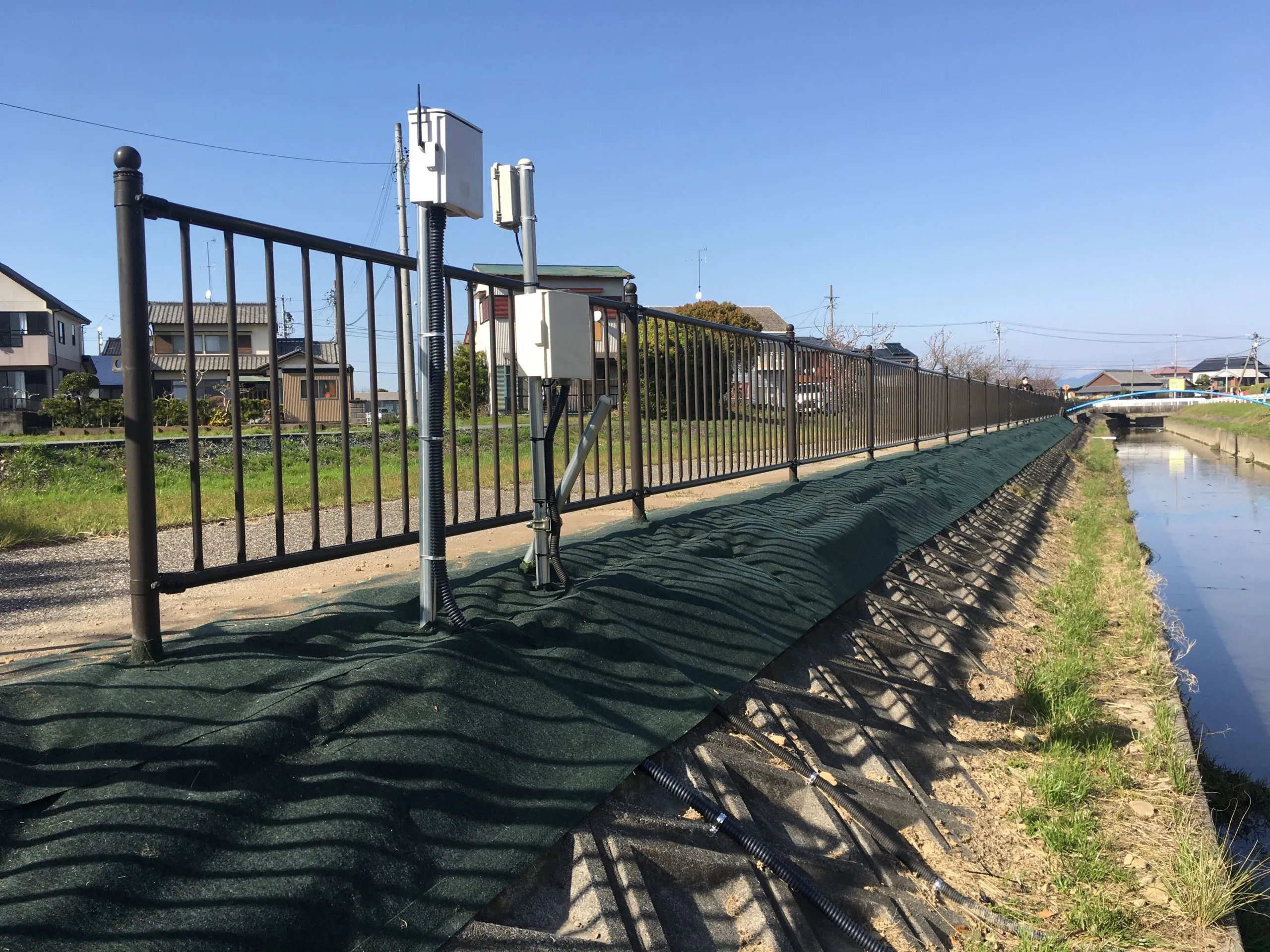 LPWA（ZETA）水位監視センサーデバイス設置工事（9）