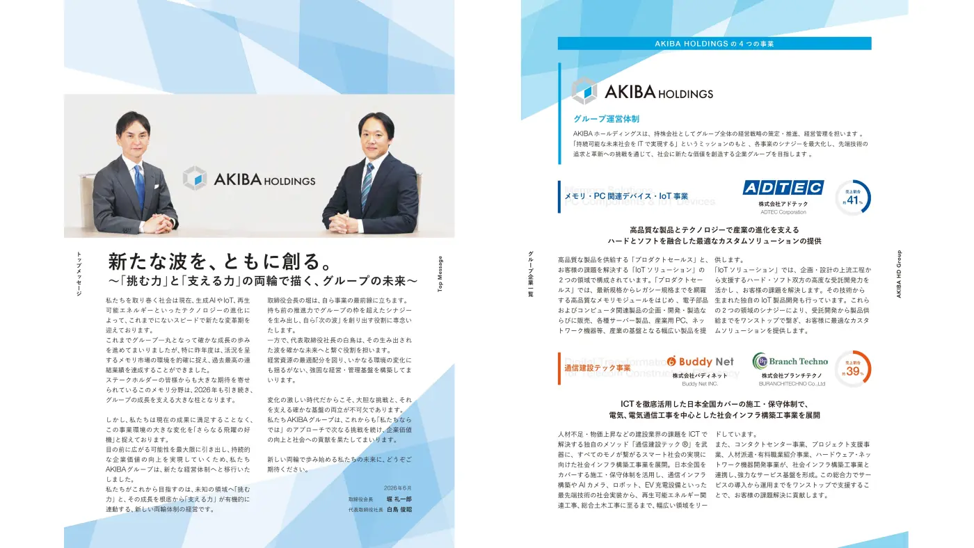 バディネット・AKIBAホールディングス会社案内